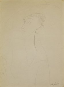 Senza titolo (Ritratto di Madame Zborowska) da Amedeo Modigliani